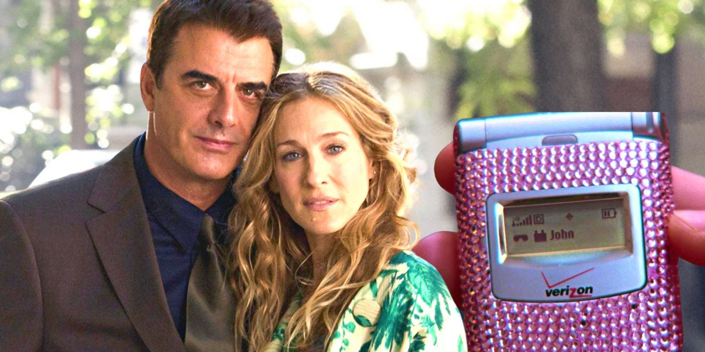 Sarah Jessica Parker and Chris Noth as Carrie and Big in Sex and the City