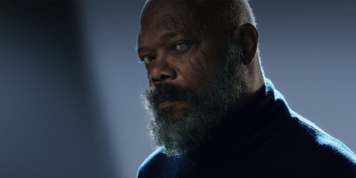 Nick Fury from Marvel&rsquo;s Secret Invasion is shown.