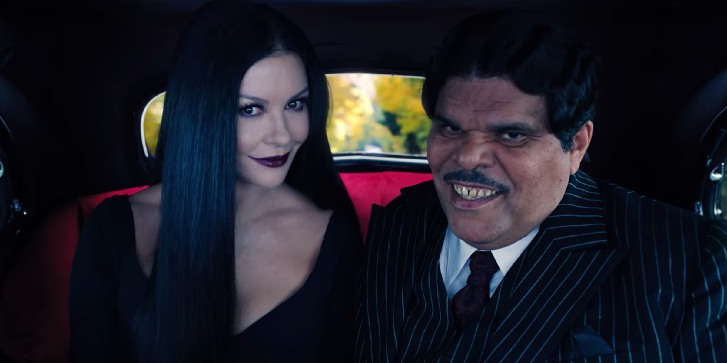 Morticia and Gomez Addams in the Wednesday trailer