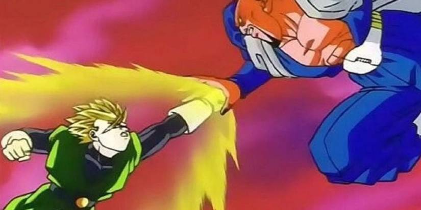 Gohan vs Dabura in Dragon Ball Z.