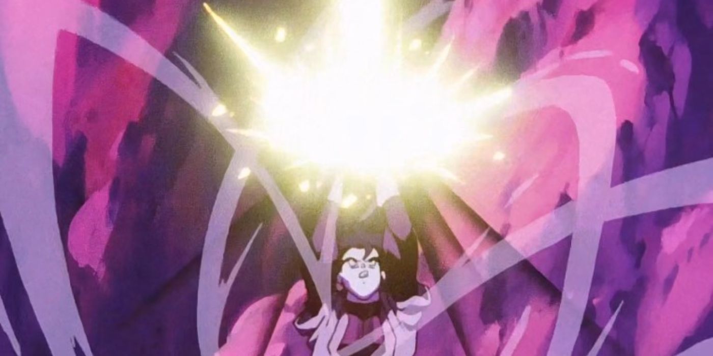 Gohan usando seu explosivo madan debaixo d'água contra Dabura em Dragon Ball Z.
