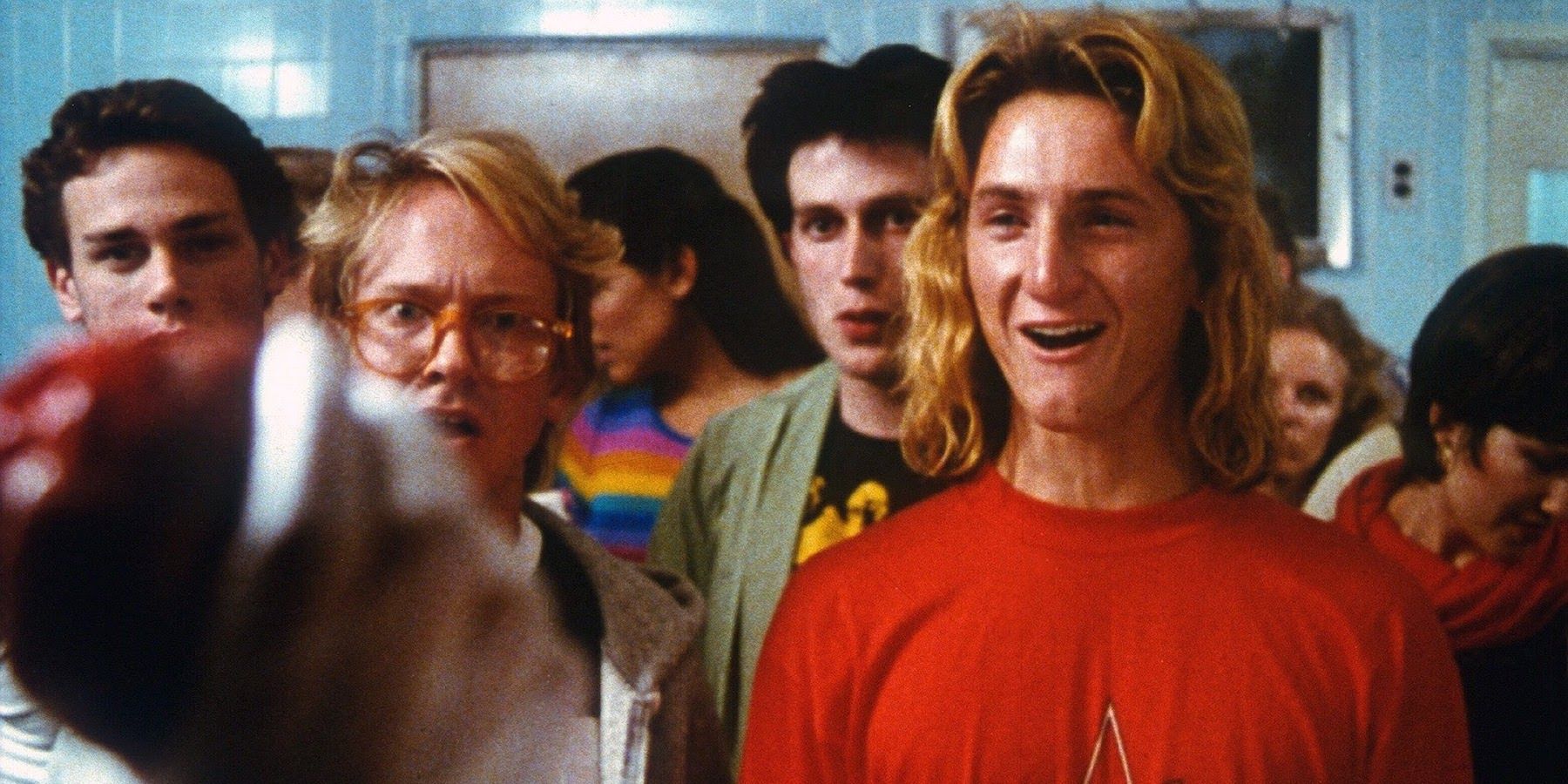 Sean Penn and Nicolas Cage in Fast Times at Ridgemont High