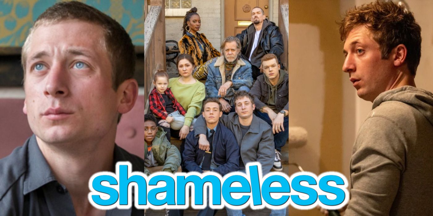 Lip and the rest of the Gallagher family from the comedy drama series Shameless.
