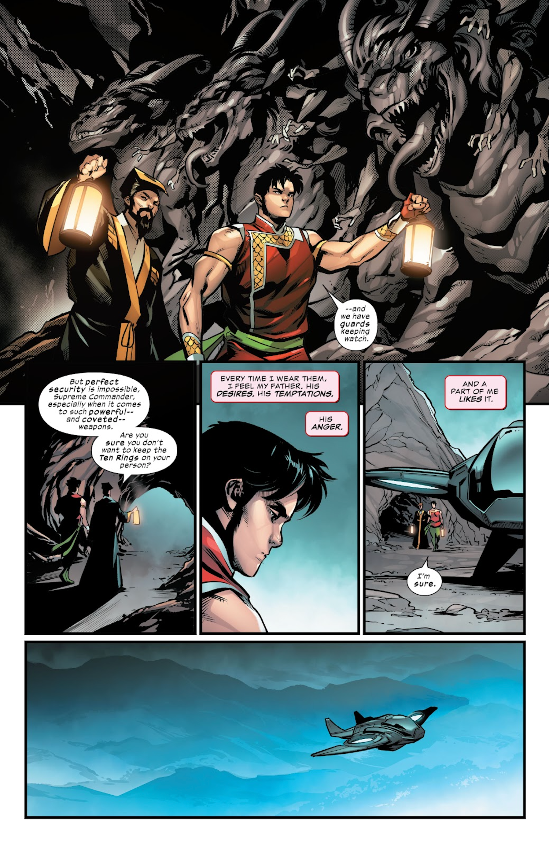 Shang-Chi resists the Ten Rings