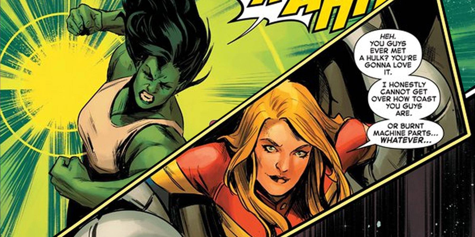 Mulher-Hulk-e-Capitão-Marvel