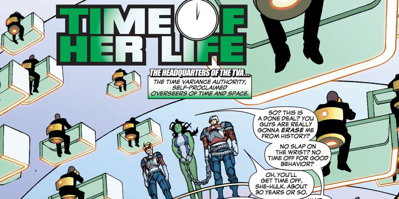 She-Hulk arrested by the TVA in a comic Cropped