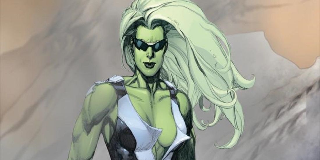 She-Hulk poster from Marvel Knights Ultimate Wolverine vs Hulk (2013)