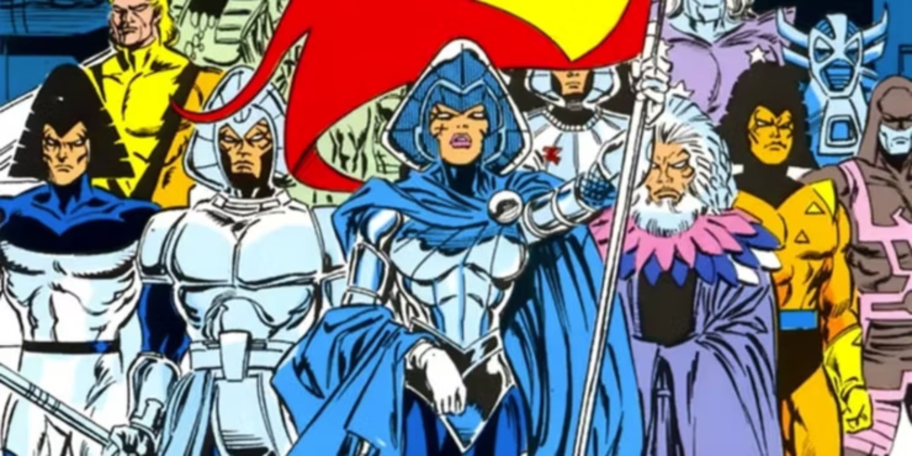 imagem do império Shi'ar incluindo a Imperatriz Lilandra