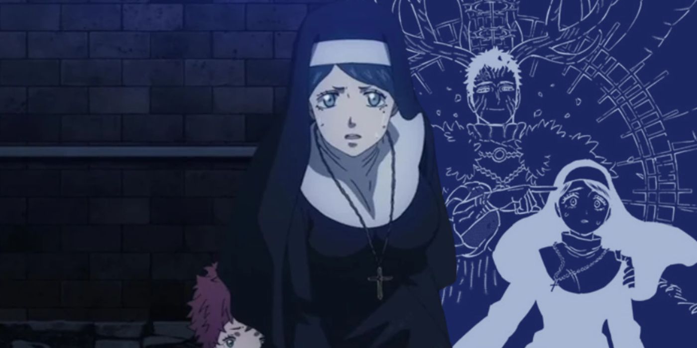 Sister Lily was attacked before Lucius Zogratis in Black Clover chapter 334