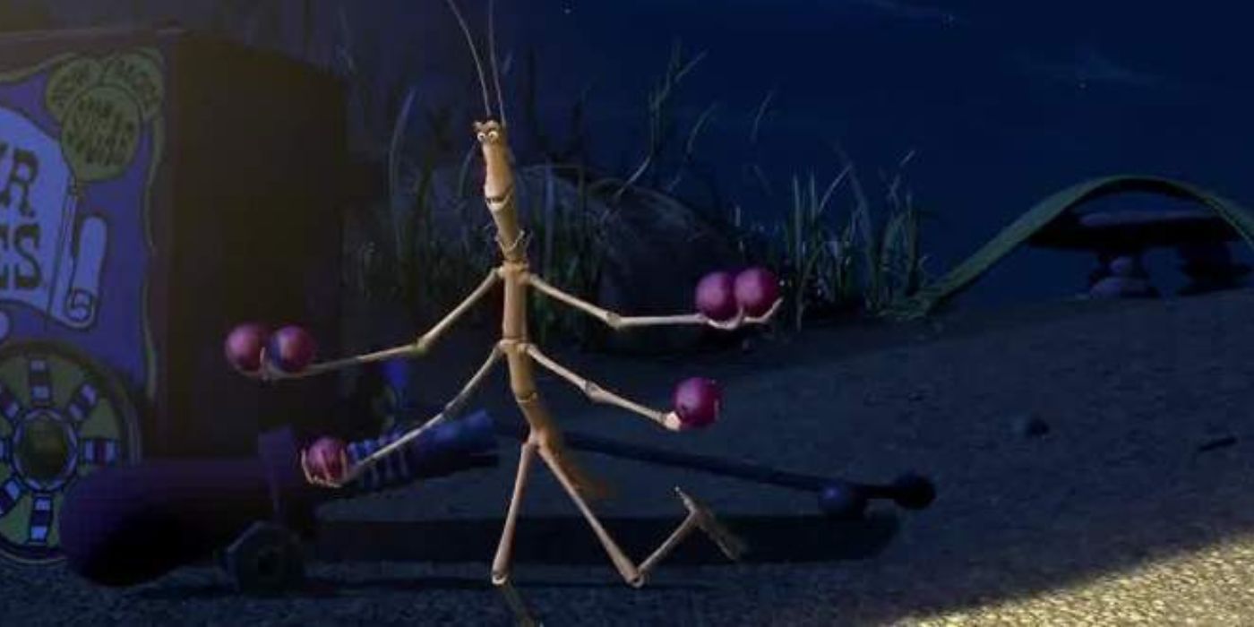 Slim juggling on A Bug's Life