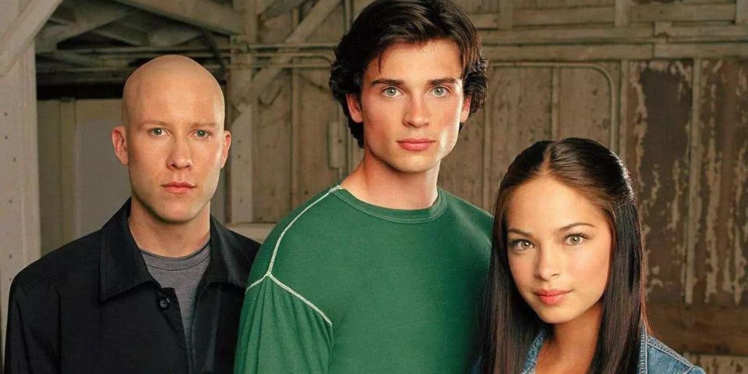 Lex, Clark, and Lana in Smallville 