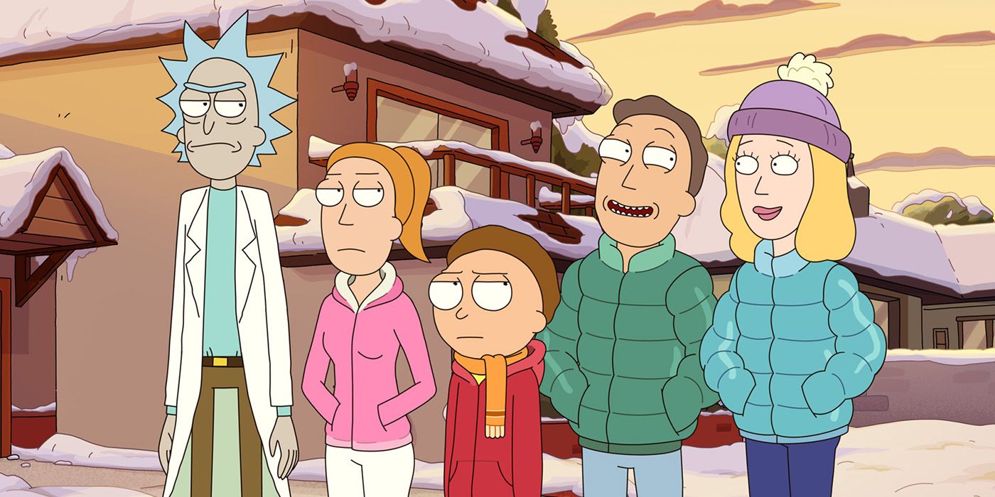 Smith Family in Winter Rick and Morty Season 6