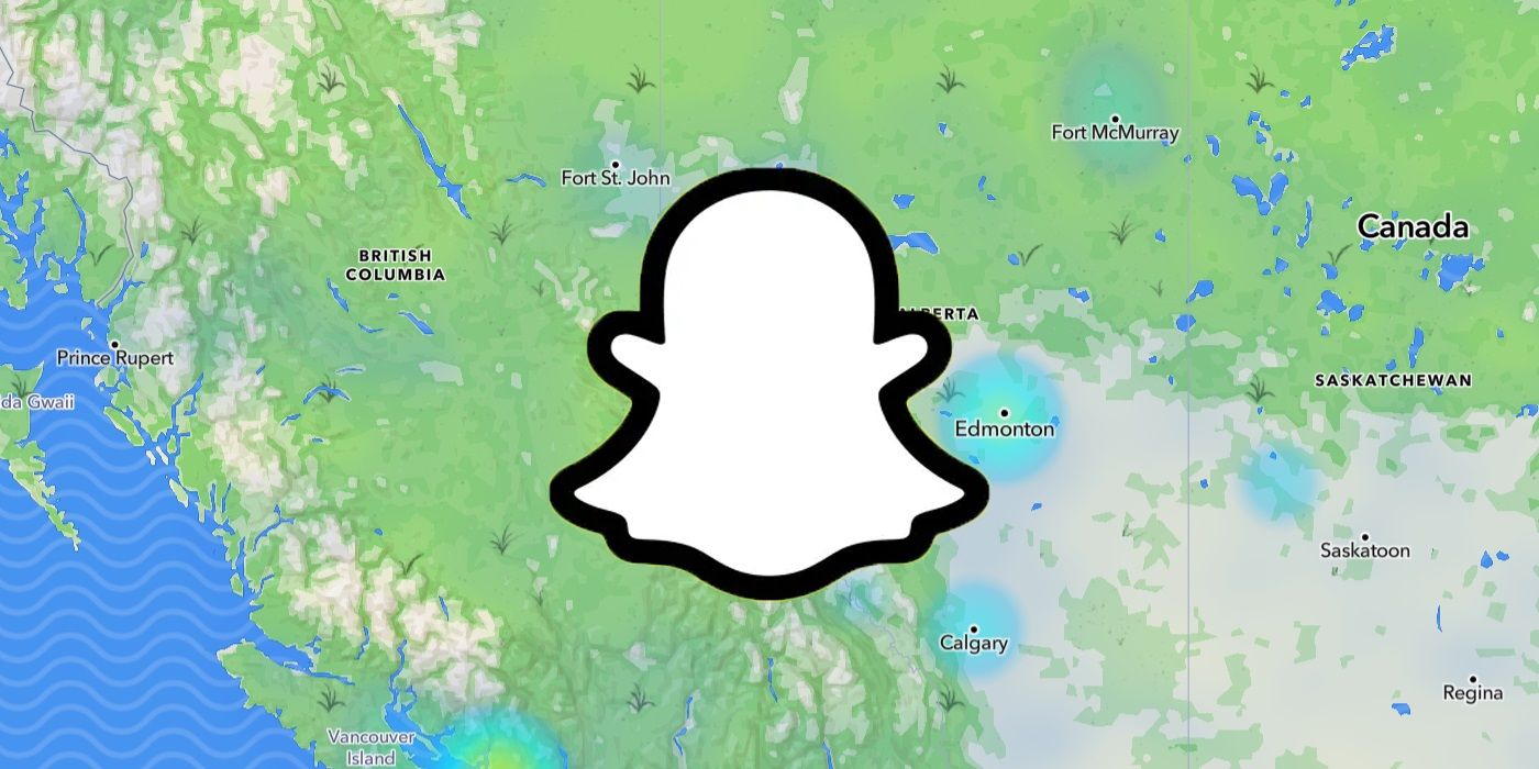 Snapchat location map