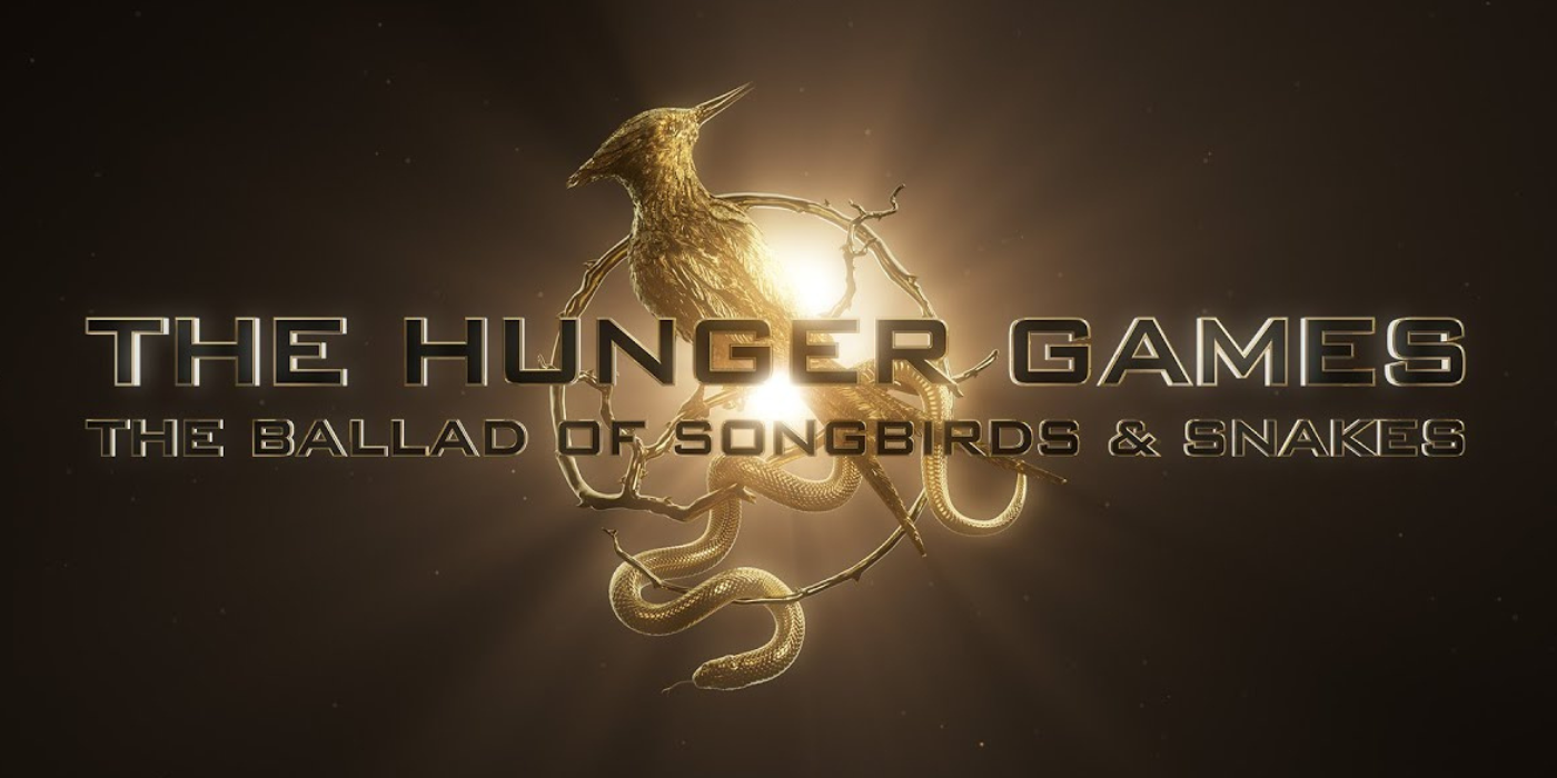 The Hunger Games: The Ballad Of Songbirds And Snakes title card.