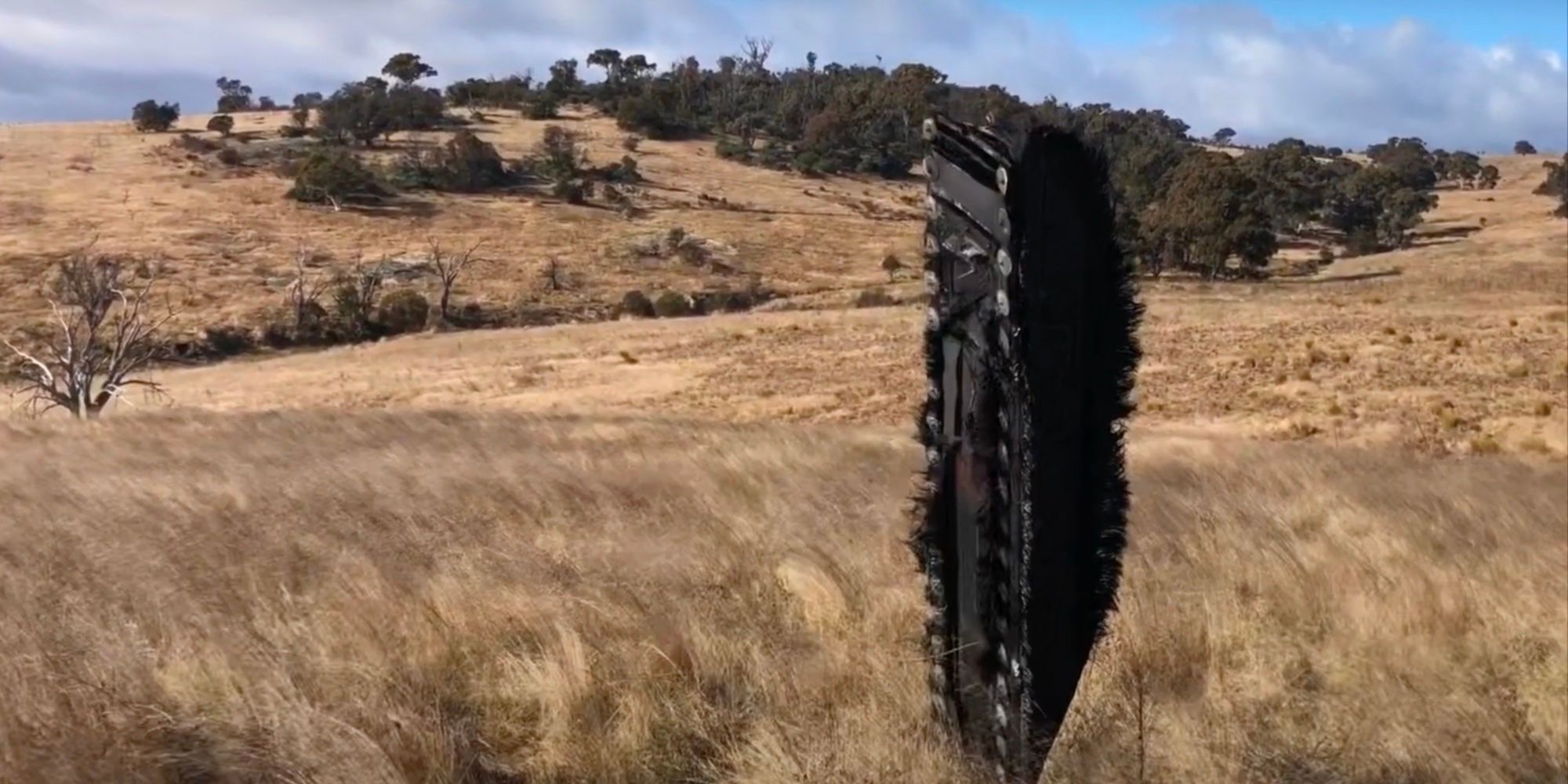 SpaceX Capsule Debris In Australia (Credit: Dr Brad Tucker/YouTube)