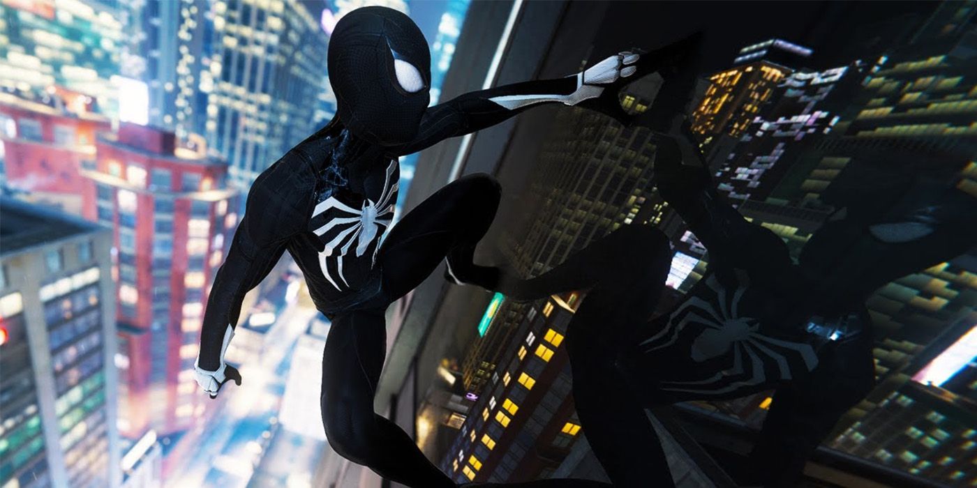 The Symbiote Suit mod for Marvel's Spider-Man