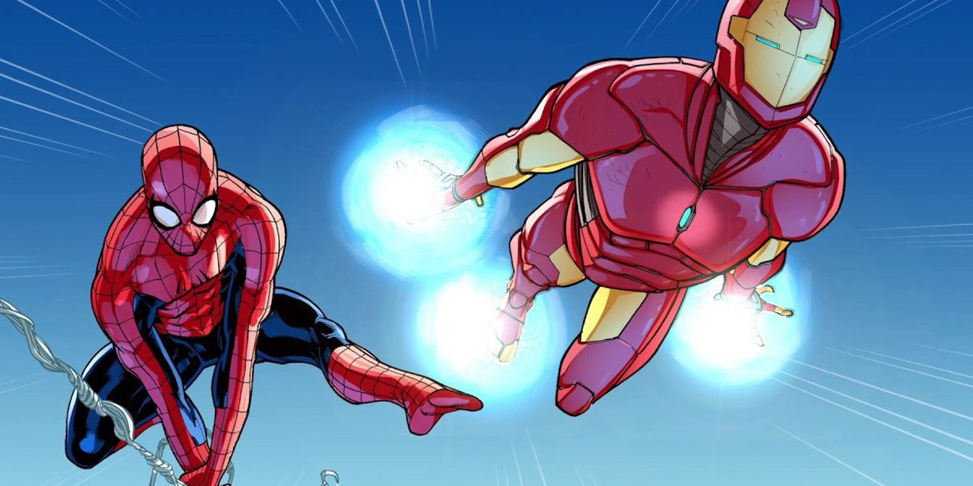 Spider-Man and Iron Man in Ultimate Comics