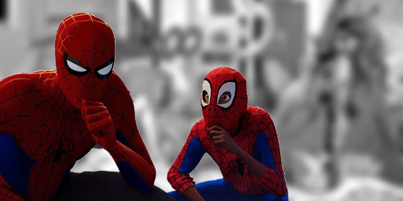 Homem-Aranha e Miles Morales com mortes no verso do Aranha