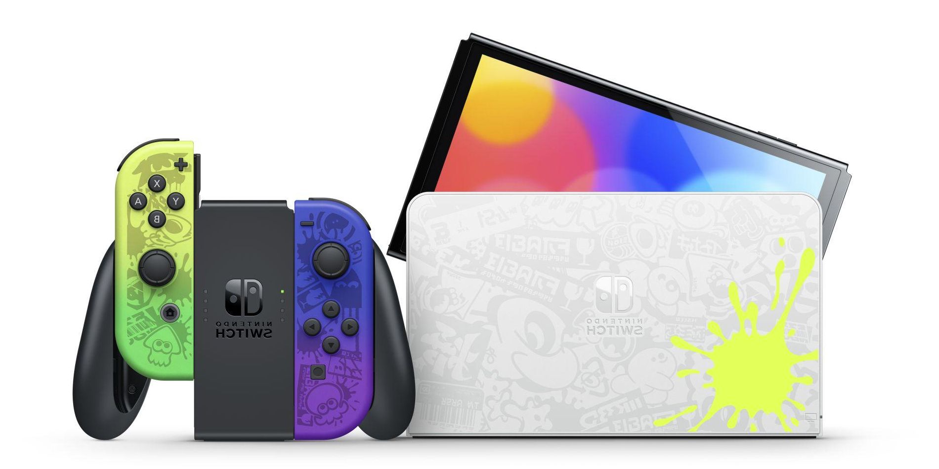 Select Stores: Nintendo Switch OLED Model Splatoon 3 Special Edition Console