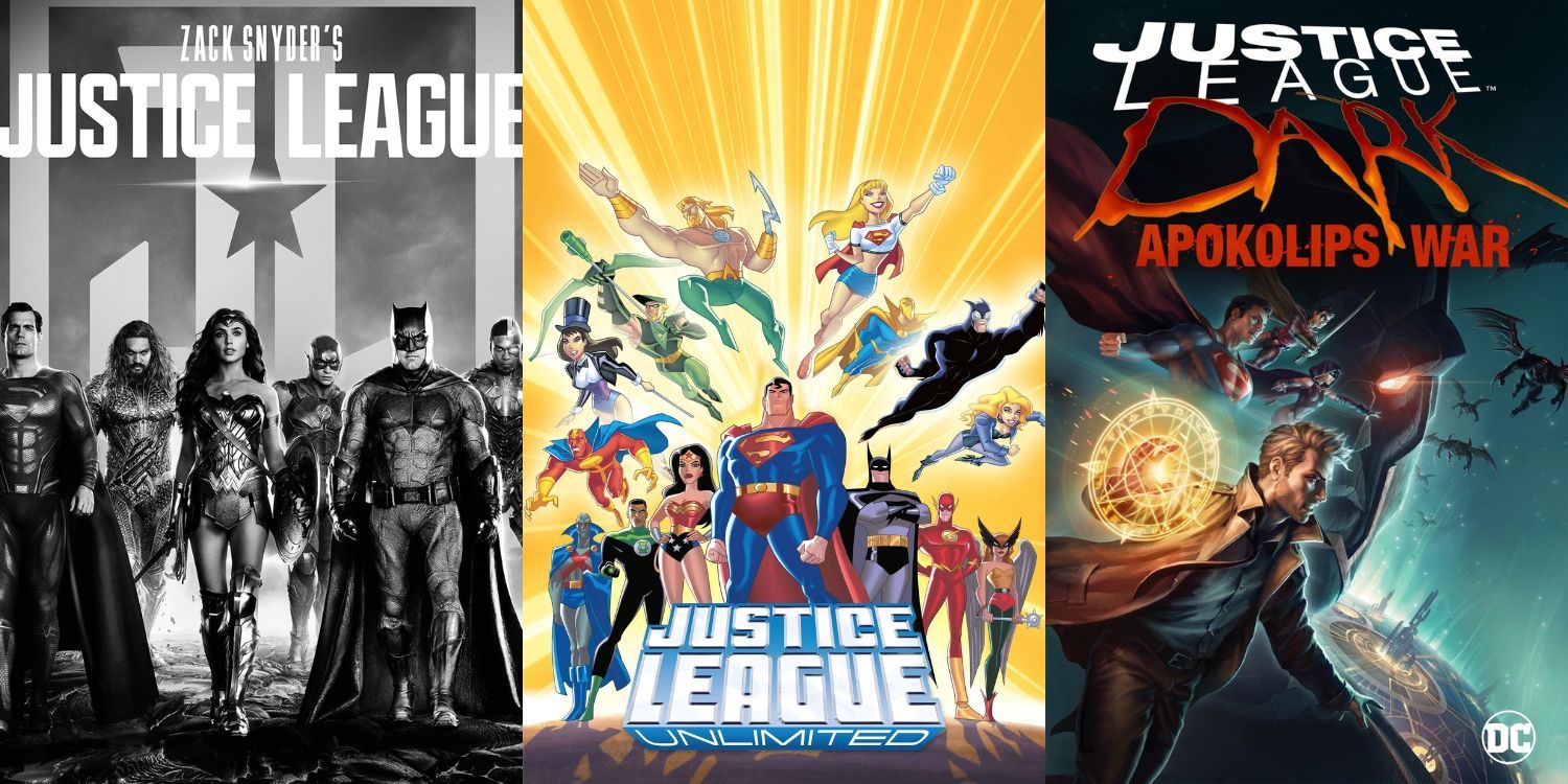 DC: 10 Best Justice League Movies & TV Shows, Ranked According to IMDb