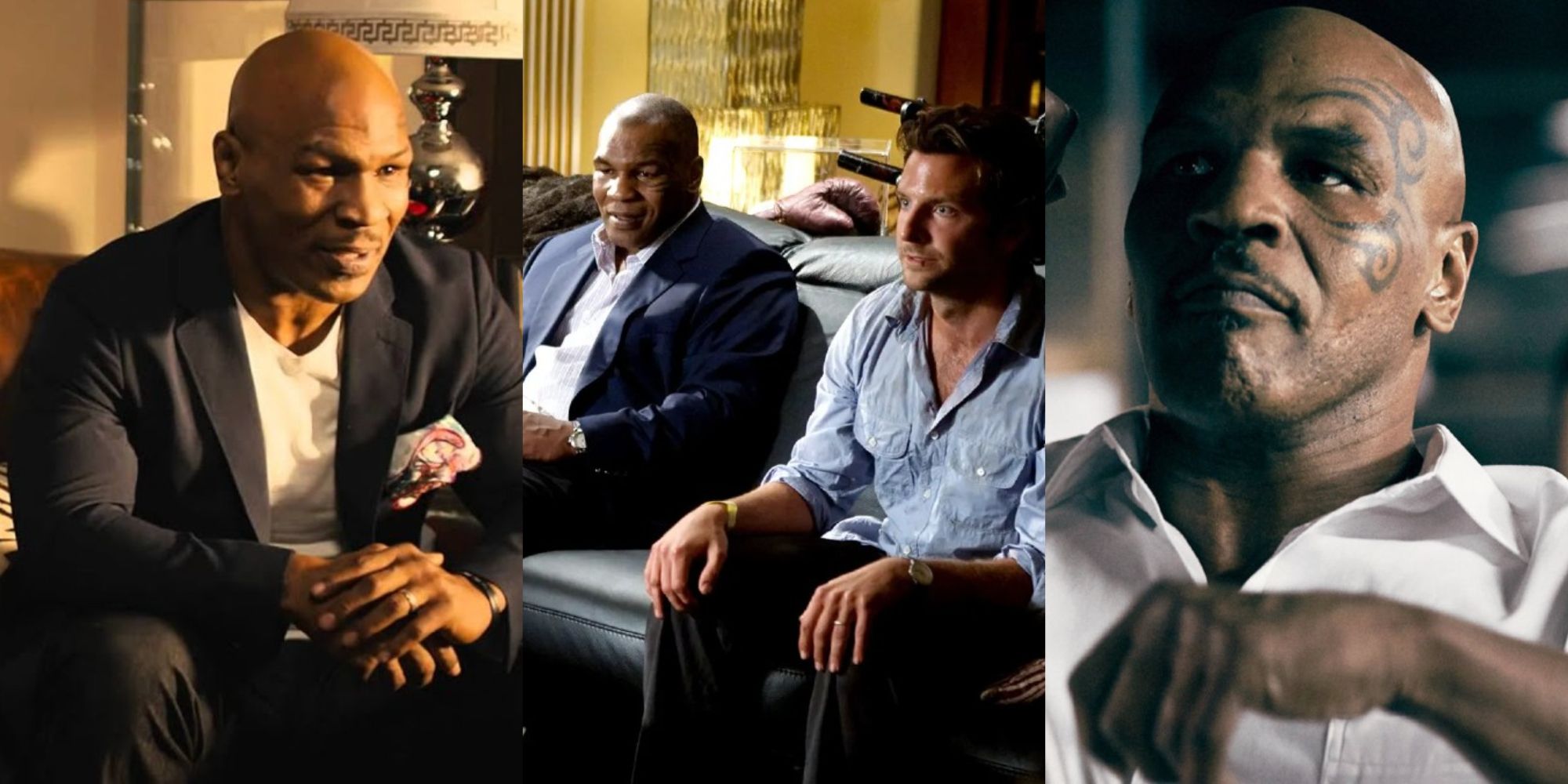 Split image of Mike Tyson movie cameos feature