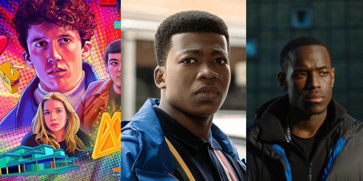Split images of stills from How to sell drugs online fast, Power Raising Kanan, and Top Boy