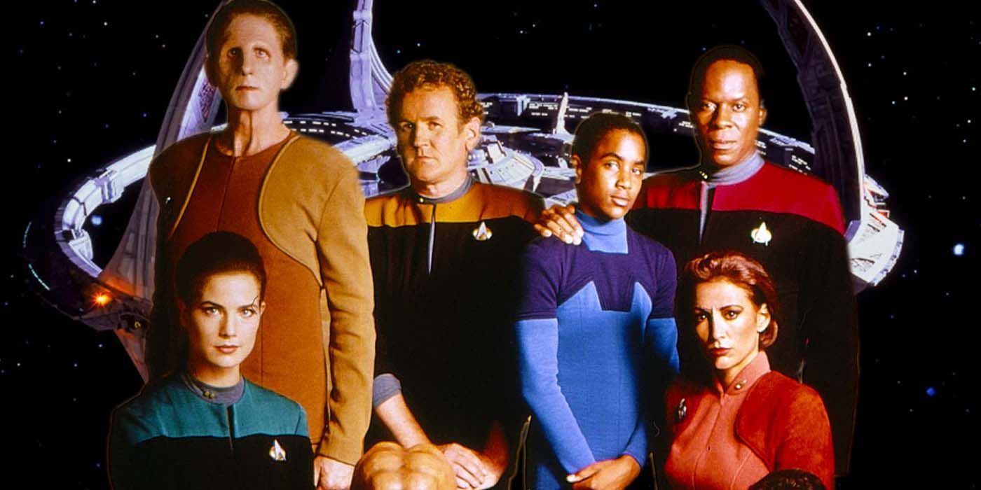 Star Trek Deep Space Nine Cast & Space Station