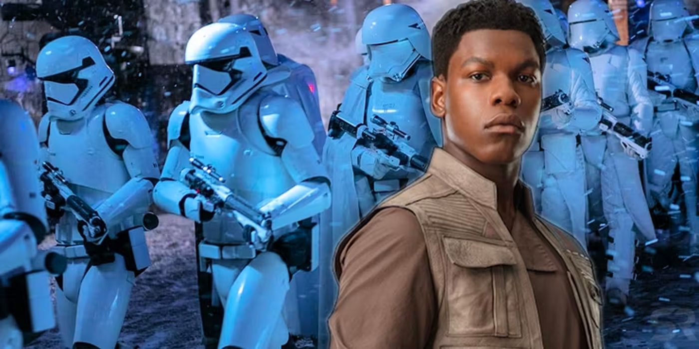 Star Wars Finn and Stormtroopers