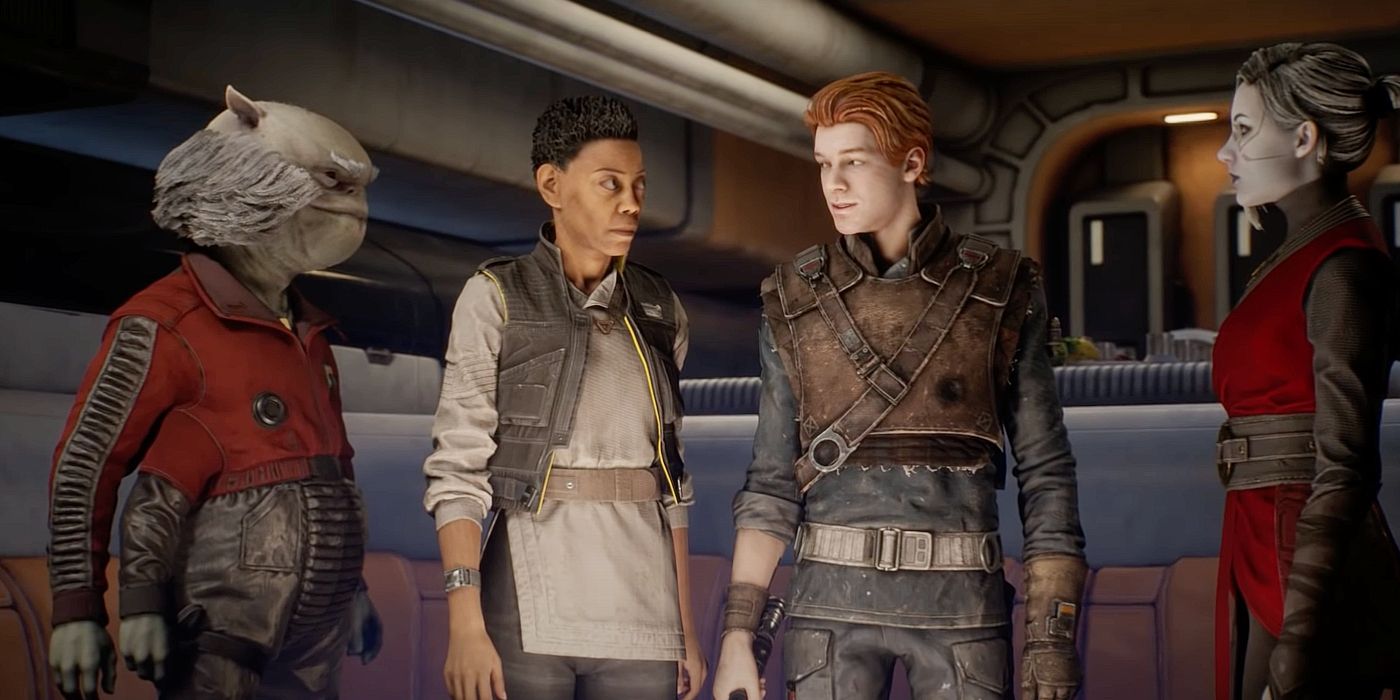 Star Wars Jedi Fallen Order Ending Cal Kestis Merrin Greez Cere Junda Crew