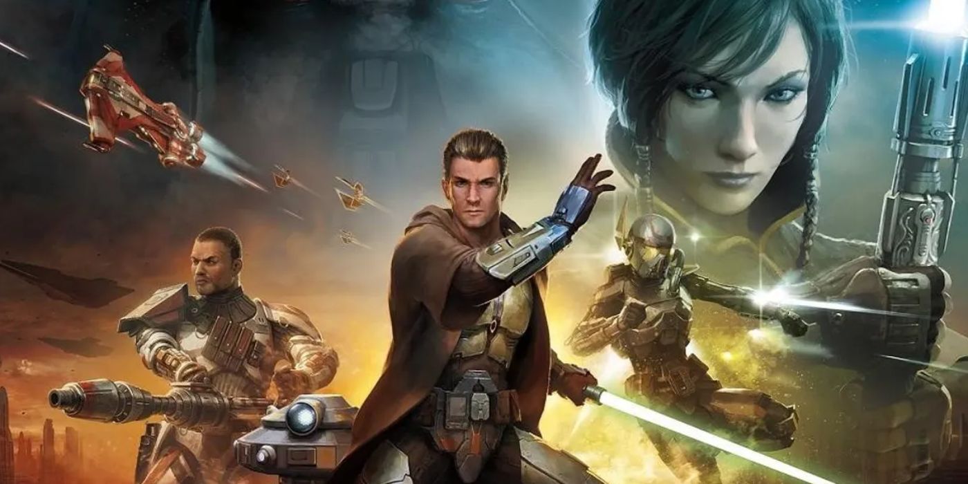 Imagem promocional de Star Wars Knights Of The Old Republic.