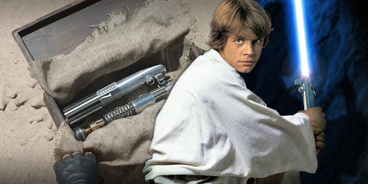 Star Wars Luke Skywalker and Obi Wan Kenobi Lightsabers