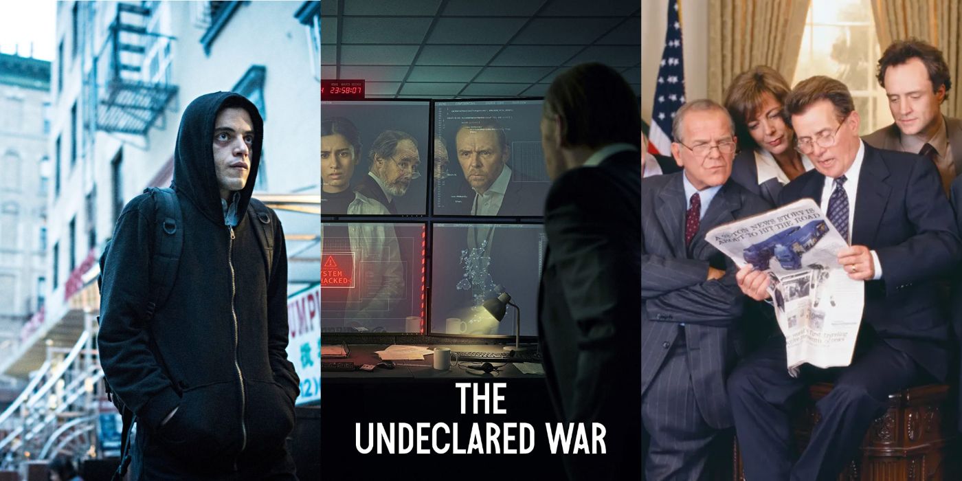 Stills from The Undeclared War and shows like it