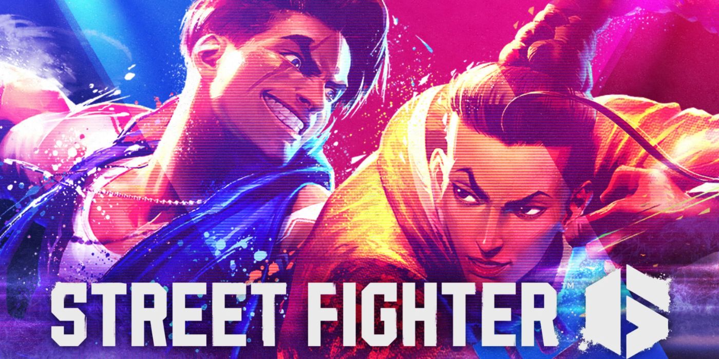 Colorful Street Fighter 6 key art featuring Luke and Jamie in battle.