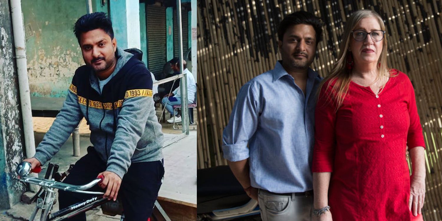 Sumit Singh and Jenny Slatten of 90 Day Fiance The Other Way Split Image