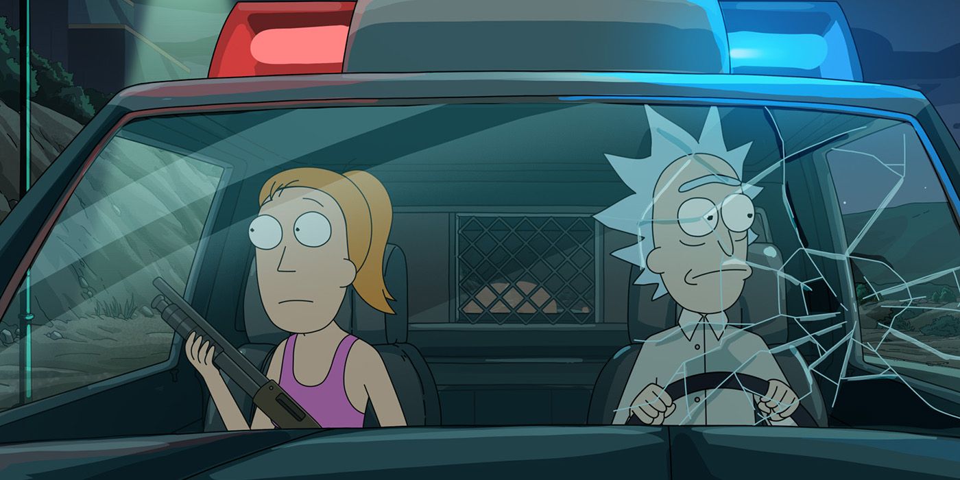 Summer and Rick in Rick and Morty Season 6