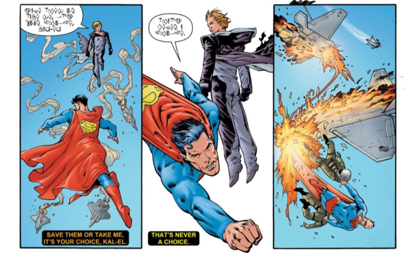 Superman Jet Pilot Save DC Comics