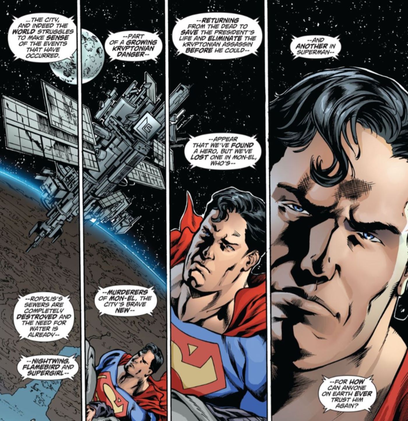 Superman Public Distrust DC Comics