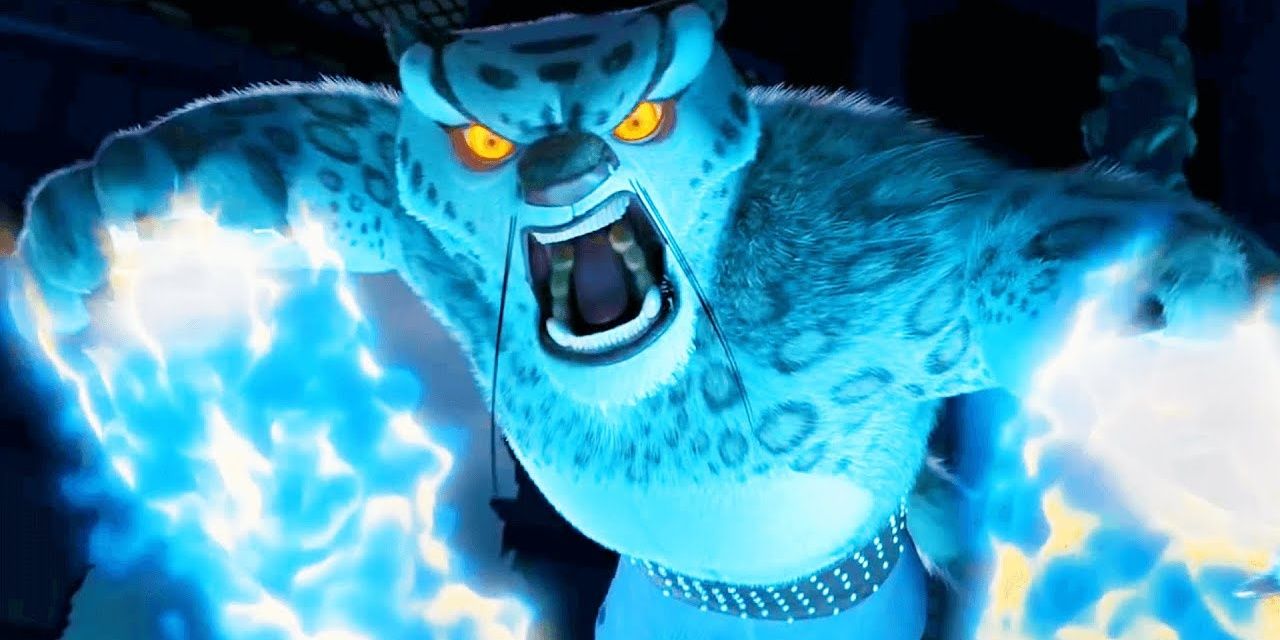 Tai Lung about to attack in Kung Fu Panda 