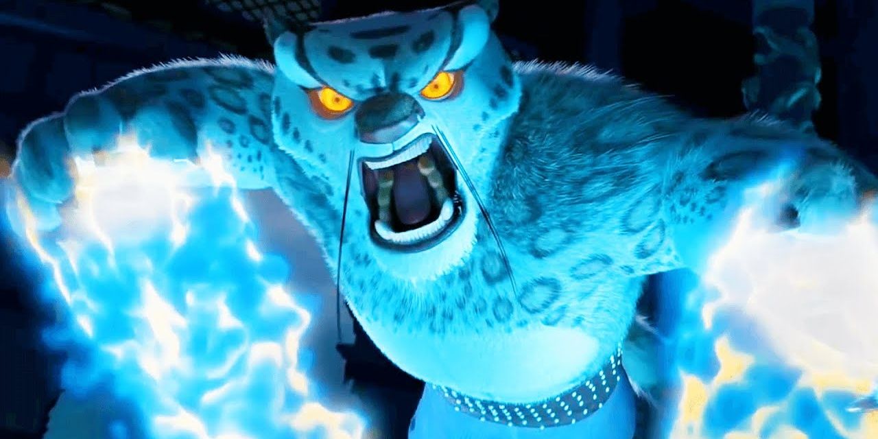 Tai Lung launching an attack in Kung Fu Panda
