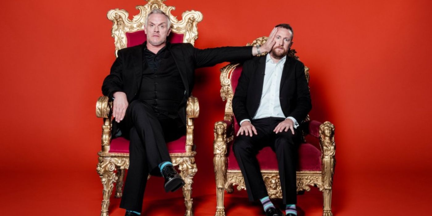 Greg Davies and Alex Horne in a promo image for Taskmaster