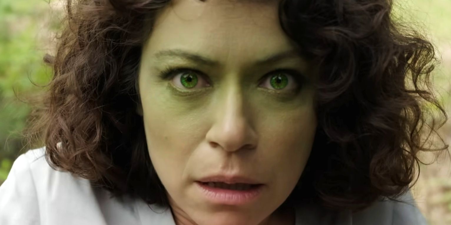 Tatiana Maslany transforming into She-Hulk