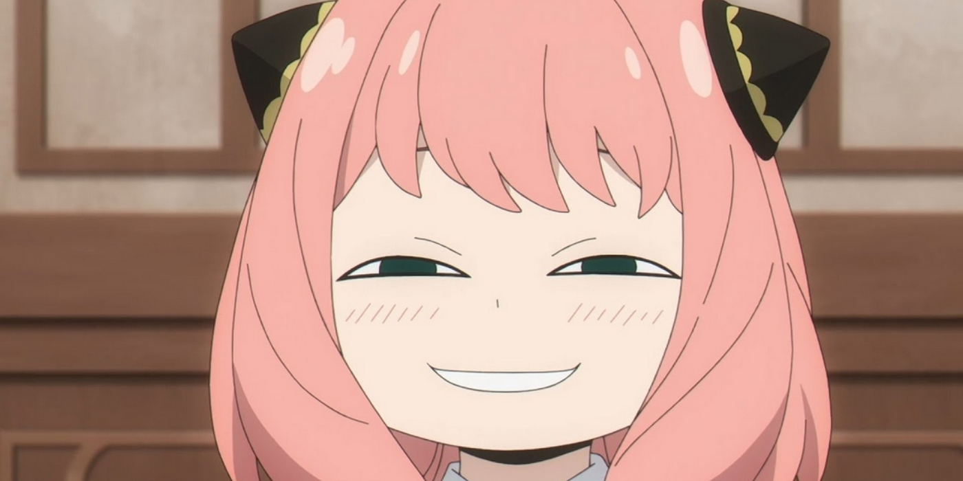 Anya Forger from Spy X Family staring smugly
