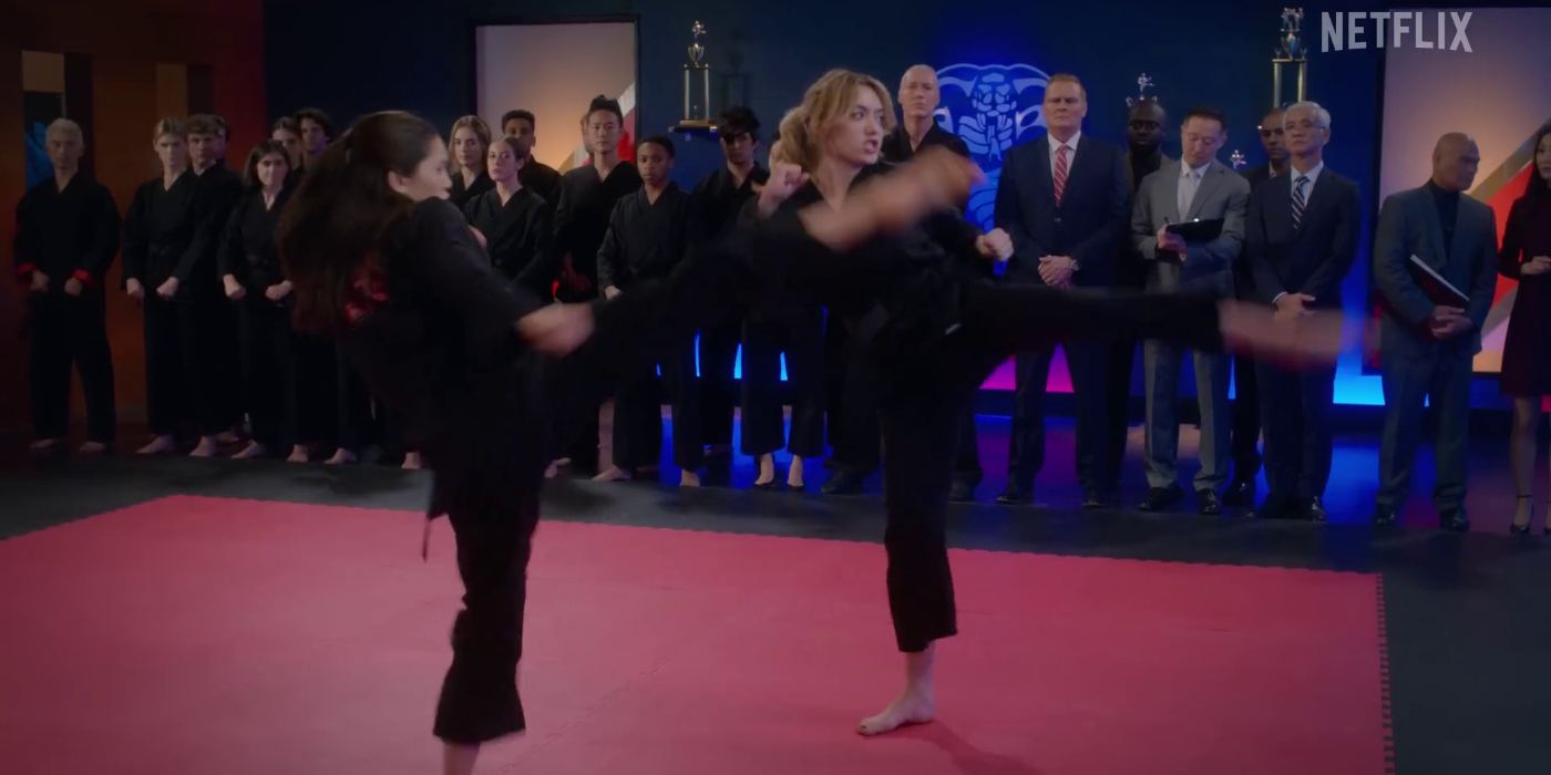 Devon and Tory together in Cobra Kai S5