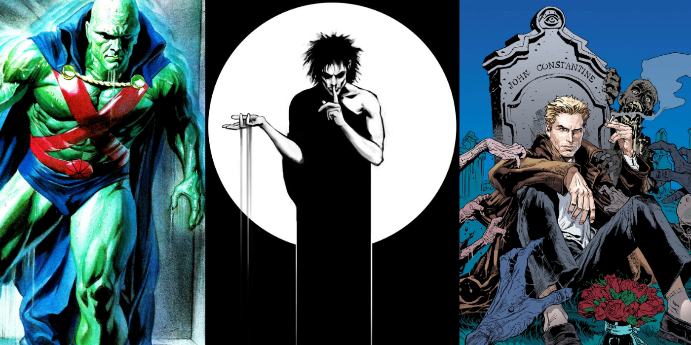 Martian Manhunter, Dream (by Lukas Frese) and John Constantine