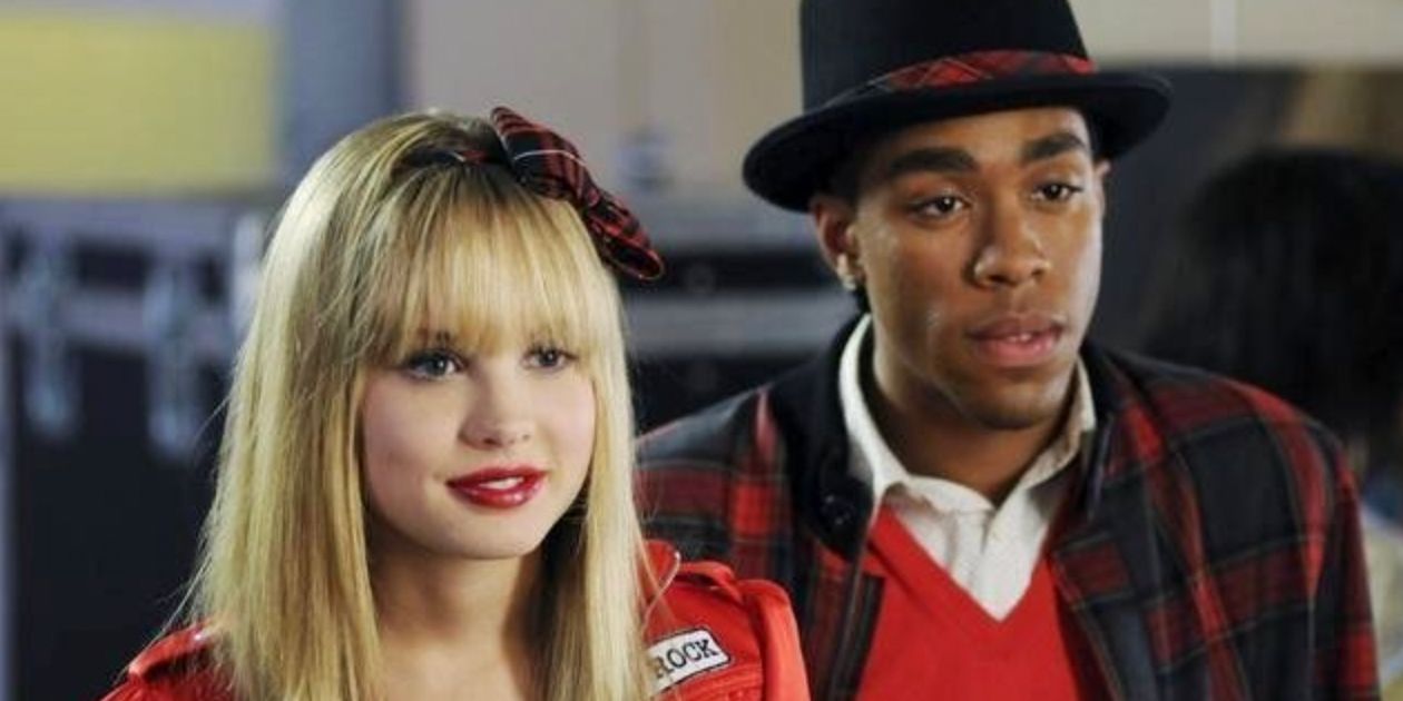 Tess and Luke stand together in Camp Rock 2