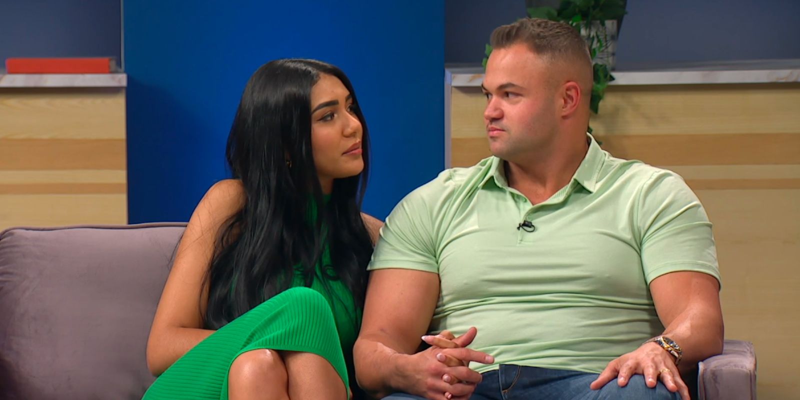 Thaís Ramone and Patrick Mendes at the  90 Day Fiancé Season 9 Tell All