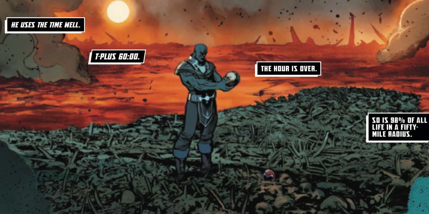 Thanos Destroys The X-Men - X-Men Red #4