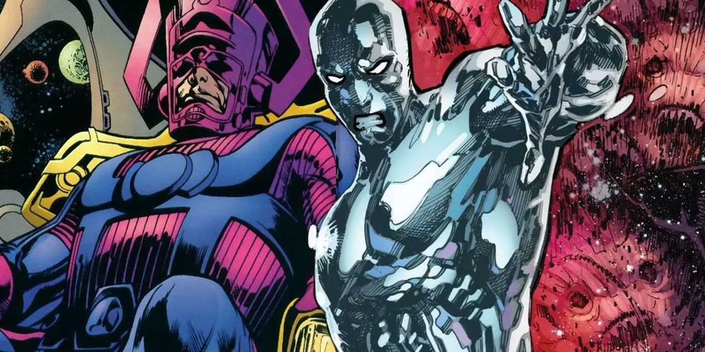 Thanos rivals Silver Surfer Galactus