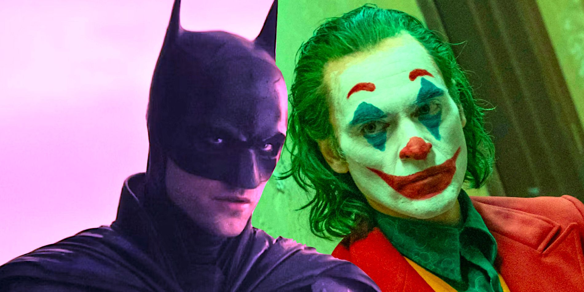 Robert Pattinson in The Batman and Joaquin Phoenix in Joker