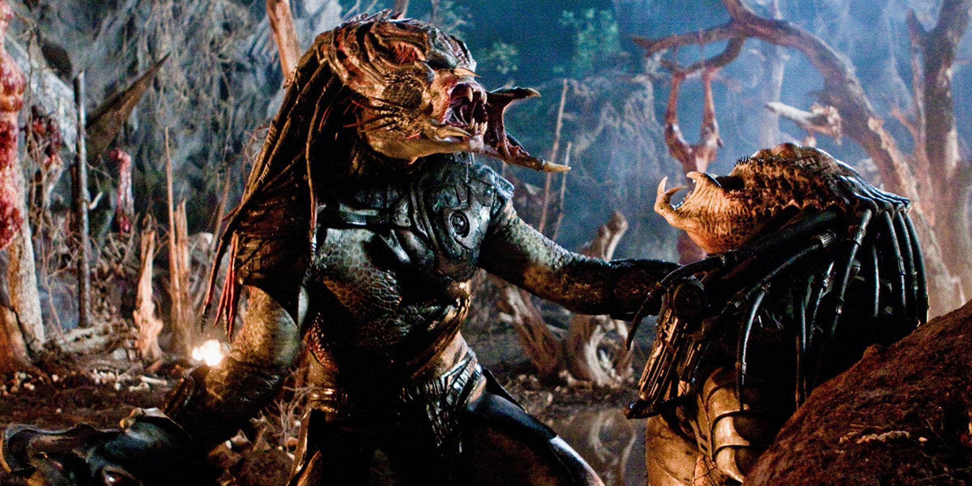 The Berserker e Crucified Predators lutando em Predators (2010)